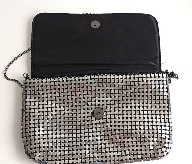 Bolso de malla metálica Sfera