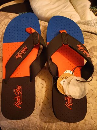 Sandalias Koala Bay azules y naranjas nº42