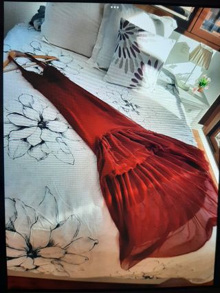 vestido rojo de fiesta