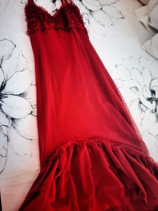 vestido rojo de fiesta