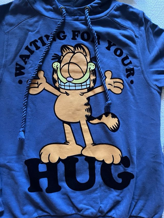 Sudadera Garfield Oysho azul