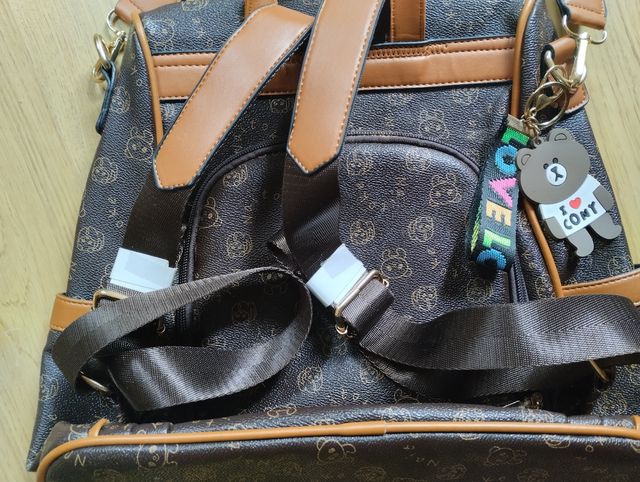 Mochila antirrobo naitoke marrón