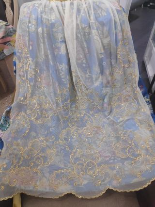 Traje fallera
Cintura 77 o mas
Largo falda 111 
