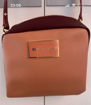 Bolso Bimba y Lola rosa y granate