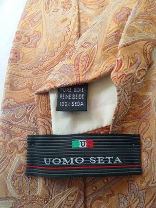 Corbata Uomo Seta Diseño Cashemira