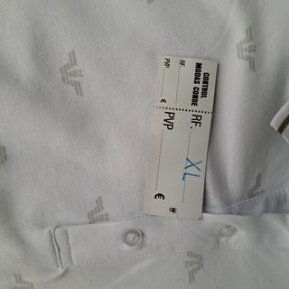 Polo Cortade XL blanco vintage
