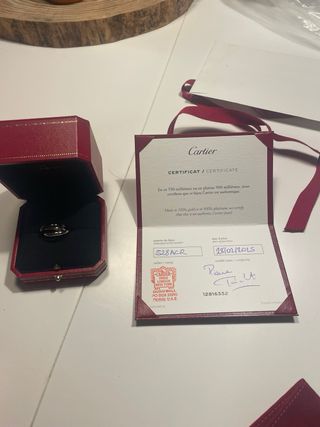 Anillo cartier trinity classic