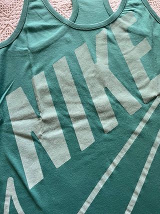 Camiseta Nike tirantes - Verde azulado