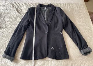 Americana negra vintage Desigual S