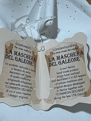 MÁSCARA VENECIANA DEL GALEONE