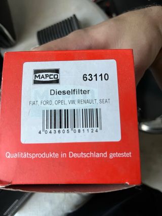 Filtro gasolio MAPCO 63110 - Diesel