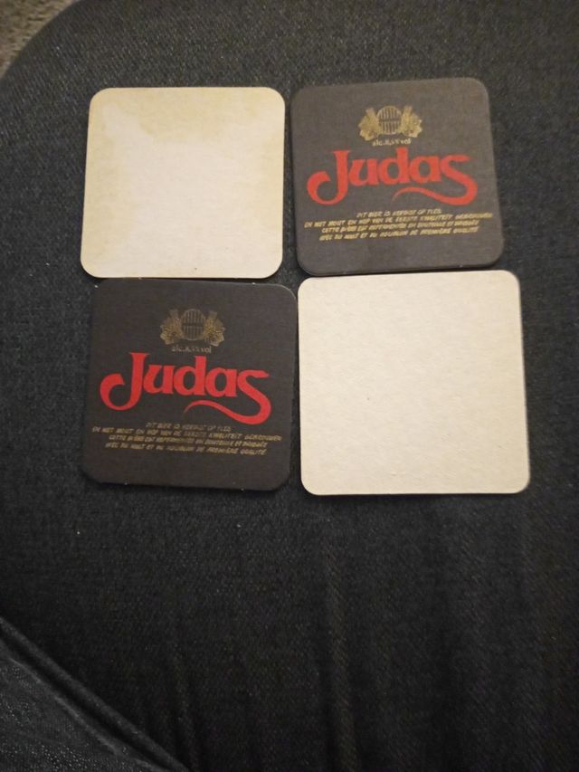 4 posavasos cerveza Judas
