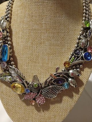 Collar Zara multicolor plata