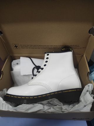 Botas Dr Martins Blancas Mujer