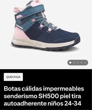 Botas montaña niña T.29 waterproof