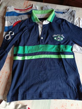 Lote 5 camisetas niño Mayoral 7-8 años