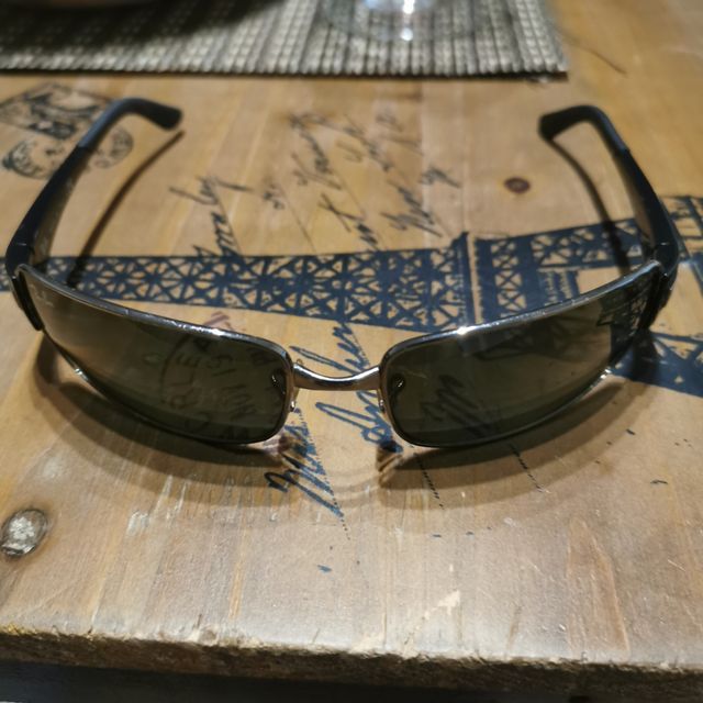 Rayban Gafas Sol - Negro, Plata