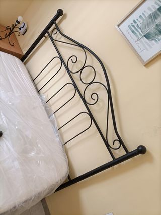 Cabecero cama forja negro