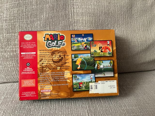Mario Golf N64 NTSC USA Nintendo 64 Raro