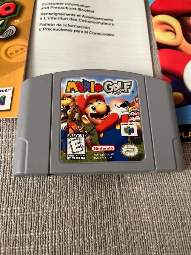 Mario Golf N64 NTSC USA Nintendo 64 Raro