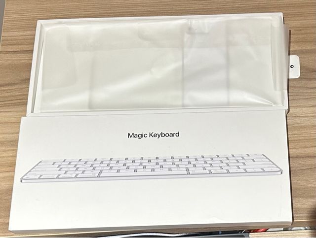 Caja Teclado Magic Keyboard Apple Blanco