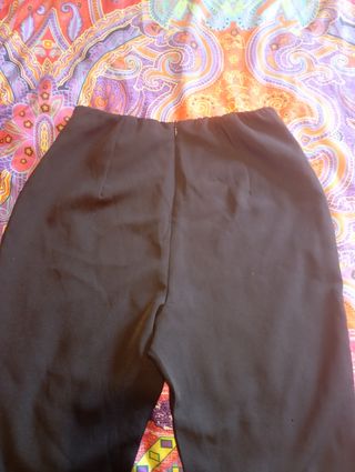 Pantalón negro mujer - tiro alto