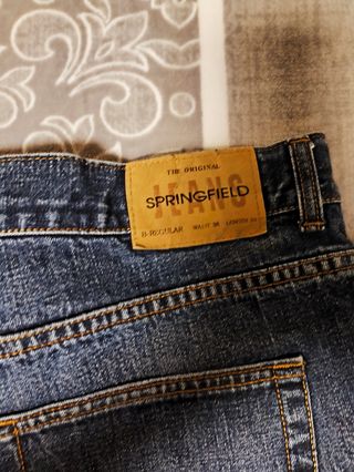 Vaqueros Springfield Hombre Talla 34