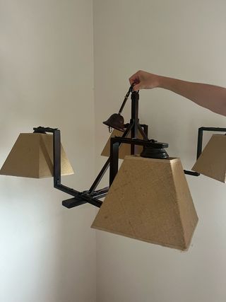 Lampara forja