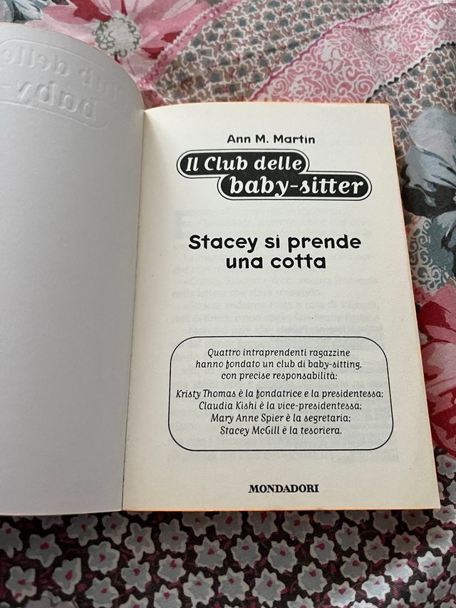 Stacey si prende una cotta (Il Club delle baby-...