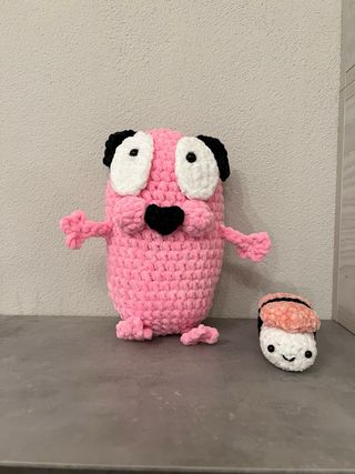 Peluche Couragethecowardlydog