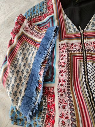 Conjunto Zara vaquero y kimono talla 34 