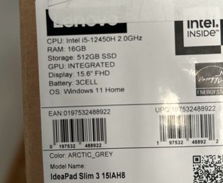 Lenovo IdeaPad Slim 3 15IAH8 