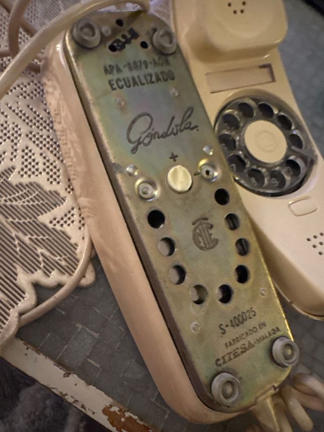 Teléfono Góndola vintage beige