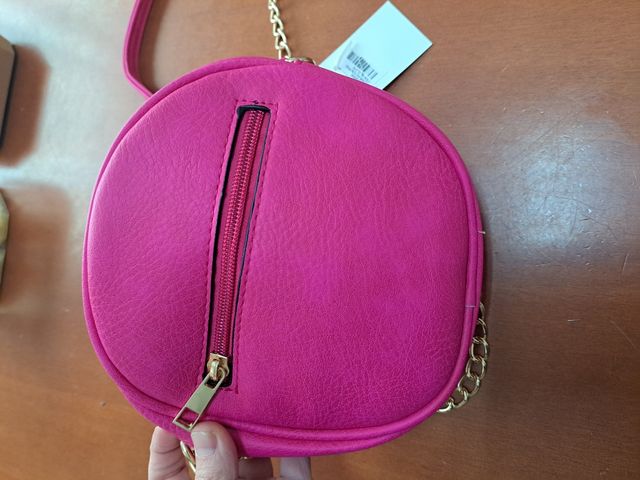 Bolso polipiel fucsia
