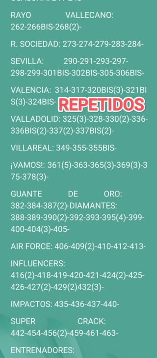 Cromos Adrenalyn XL 24-25