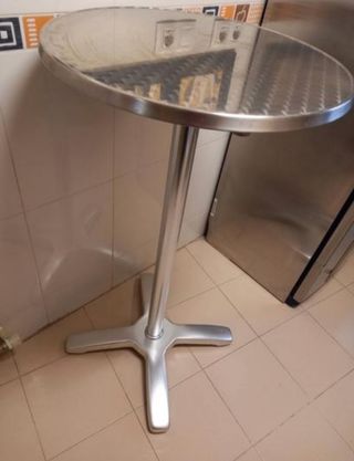 Mesa Alta Míchigan Inox Y Aluminio Indus