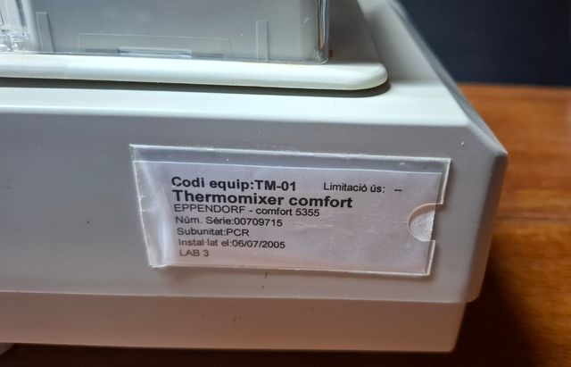 Termomesclador Eppendorf Comfort 1.5ml laboratorio