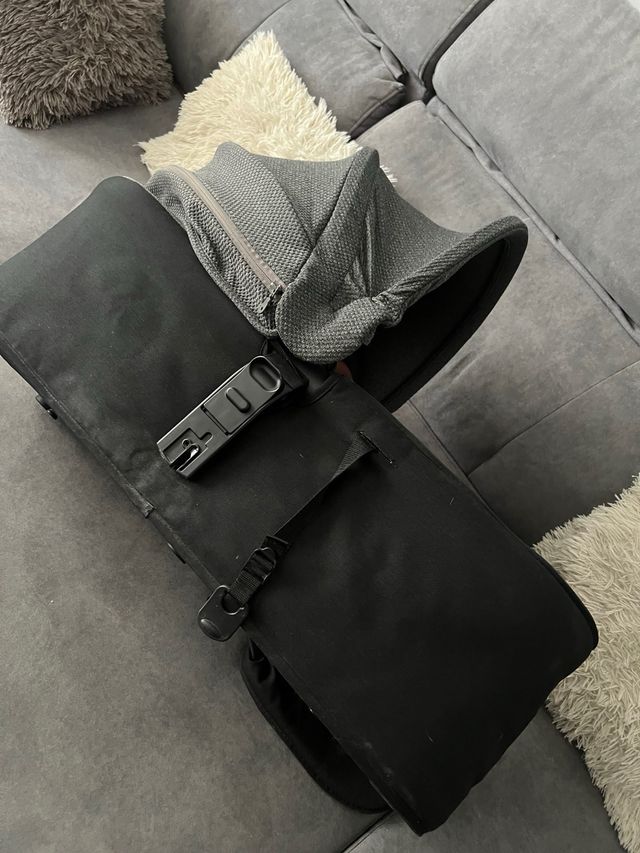 Capazo Jane gris oscuro para bebé