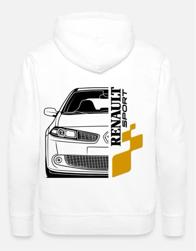Sudadera Renault Megane 2 RS blanca