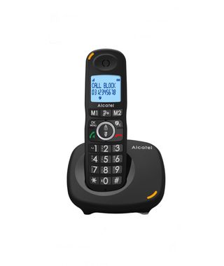 Alcatel XL595 B telefono cordless con Tasti Grandi