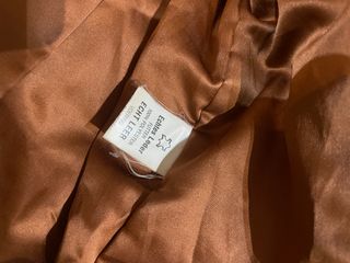Chaqueta cuero Akaso marrón años 80