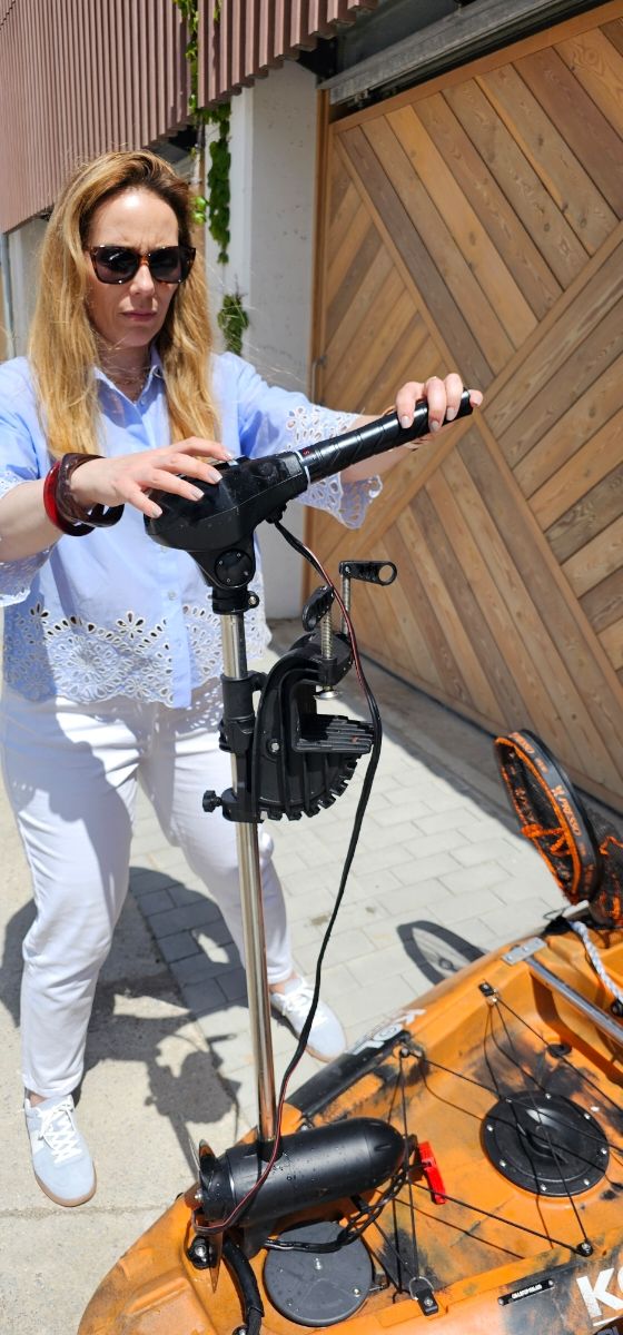 Motor 55lbs 600W kayak embarcación liger