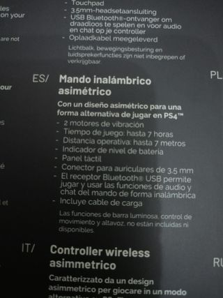 Nacon Asymmetric Mando Wireless PS4 PC - NUEVO New