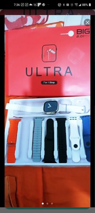 Reloj BIG Ultra 7 correas