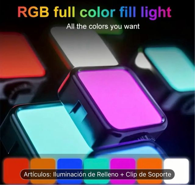 Luz RGB portátil