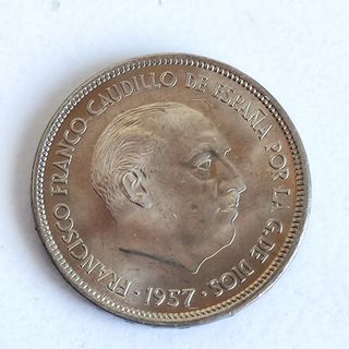 F36 Moneda 25 pesetas Franco 1957-68 SC