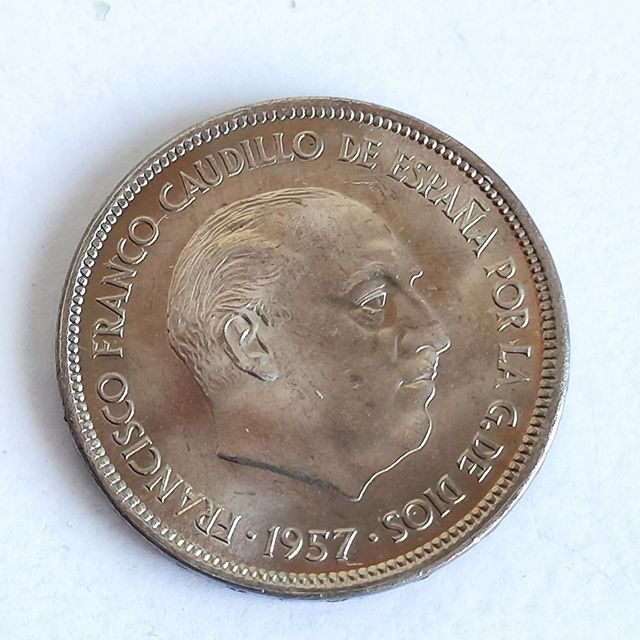 F36 Moneda 25 pesetas Franco 1957-68 SC