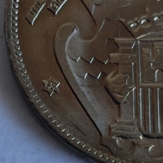 F36 Moneda 25 pesetas Franco 1957-68 SC