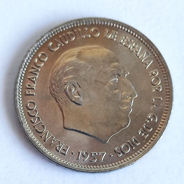 F39 Moneda 25 pesetas Franco 1957-70 SC