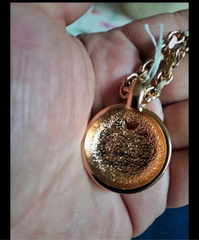 Conjunto chapado en oro | Collar y pendientes